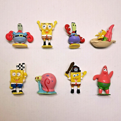 Konvolut, 8 verschiedene Spongebob Figuren, Ü-Ei 2005 / 2010, BIP, selten!