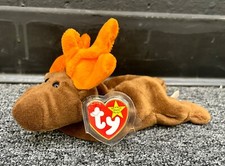 Ty Beanie Baby Retired 1993 CHOCOLATE The Brown Moose New Plush