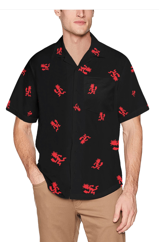 Hatchet Man Men's Hawaiian Shirt With Pocket ICP Insane Clown
