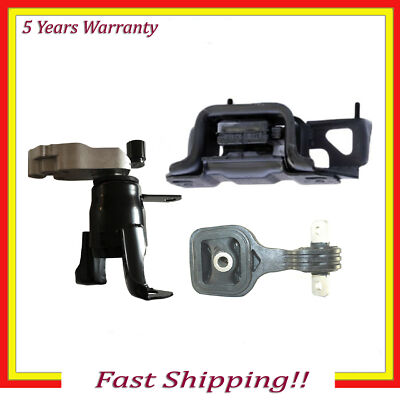 MotorKing Engine Motor & Manual Trans Mount For 2011-2014 Mazda 2 1.5L Set 3PCS