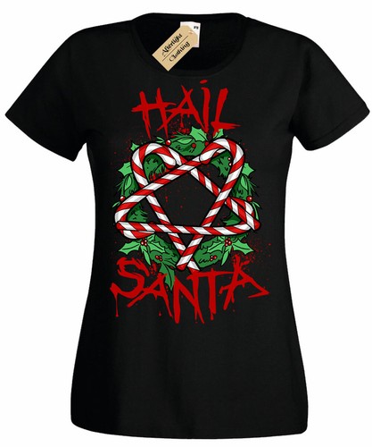 Hail Santa T-Shirt Gothic rock metal 