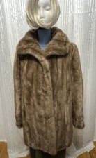 Fur Coat For “country Pacer” Atissavel Fabric Imported From France Pre-loved