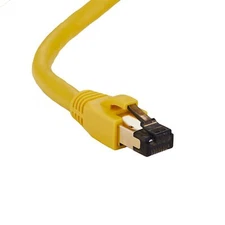 Cat8 Ethernet Cable 3ft Yellow 40Gbps 2000MHz SFTP LAN Cord RJ45 Plug