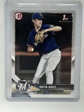 Justin Jarvis 2018 Bowman Draft Baseball - #BD-104 - Milwaukee Brewers
