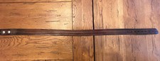 Vintage Brown Leather Belt 37"