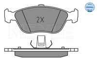 Meyle 025 214 9219 Brake Pad Set, Disc Brake For Volvo