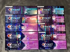 10 x Crest 3D White Advanced Toothpaste, Total 30.7 Oz, Exp 11/25-04/27