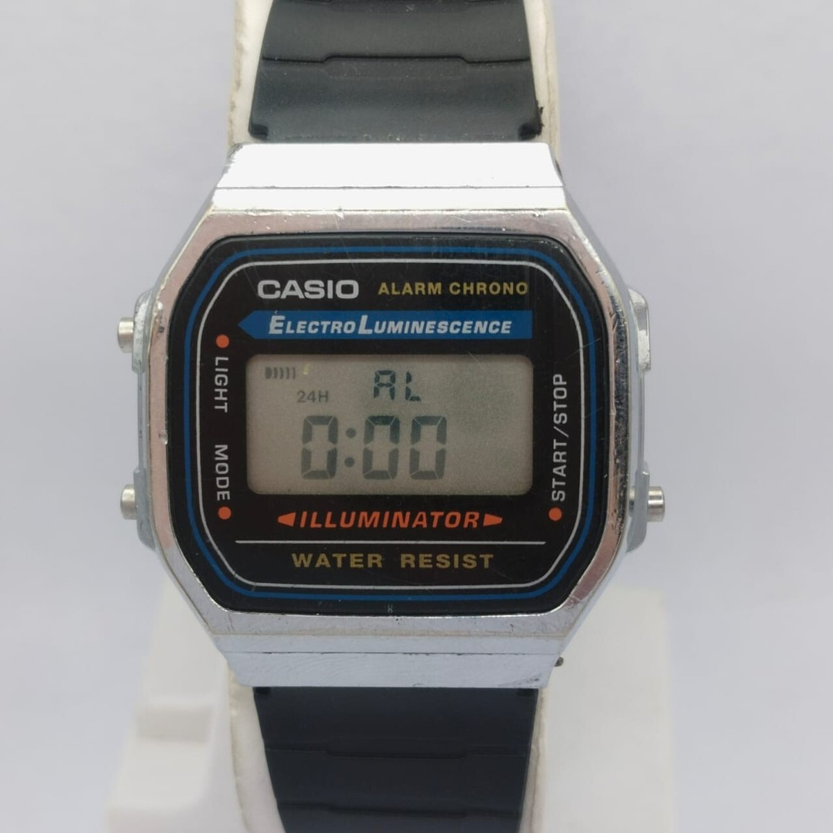 Casio Alarm-Chrono 1275 A168 ElectroLuminescence Digital Quartz