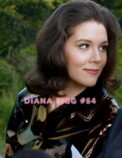 DIANA RIGG #54 BEAUTIFULLY COLORIZED PHOTO 11 X 8.5 FREE SHIPPING