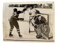 1973 KEN DRYDEN NHL HOCKEY PHOTO RICK MARTIN PHOTO GOALIE MASK AHL OHA QMJHL WHA