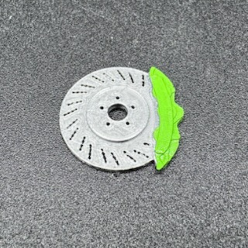 Brake Rotor Golf Ball Marker - Custom Colors 3D Printed - Afbeelding 7 van 14