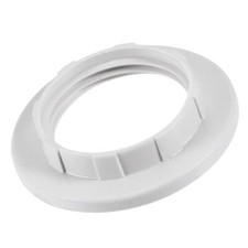 12Stück E14 Lampenfassung Ringe Lampenschirmhalter Adapterring für Leuchten Weiß