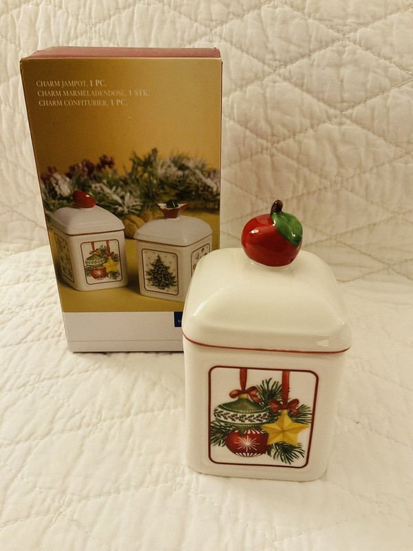 Villeroy & Boch Charm Jampot Christmas Special Edition NIB Jam Pot  Jam Jar