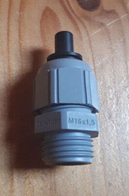 2x Lappkabel SKINTOP ST-M 16x1,5 Kabelverschraubung, Polyamid mit Blindstopfen