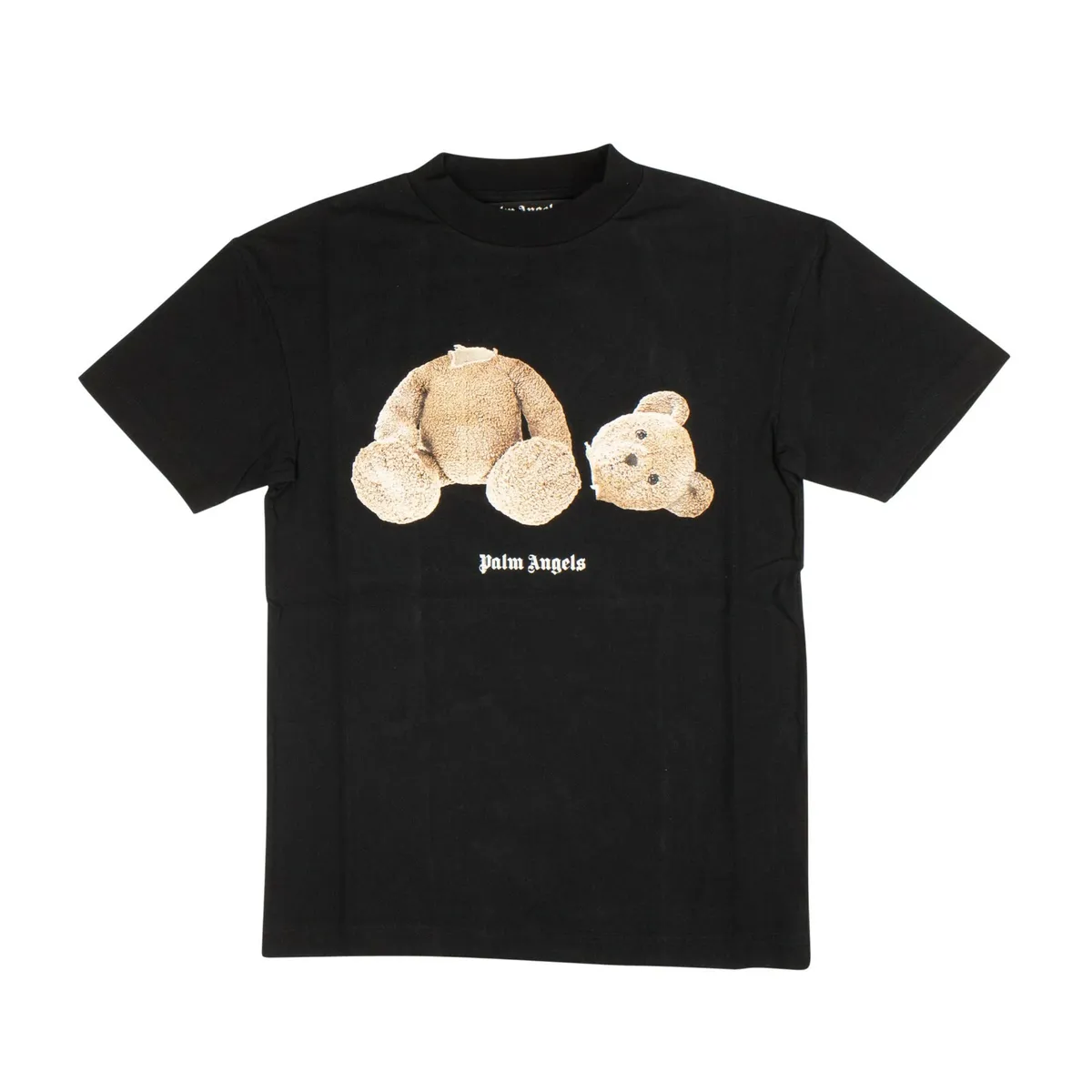 NWT PALM ANGELS Black Short Sleeve Teddy Bear T-Shirt Size XXS $305