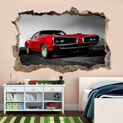 Old Classic Vintage Retro Car Wall Art Stickers Mural Home Office Decor