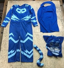 PJ Masks Catboy Boy s size 2T Toddler Costume Tail Headpiece Outfit - Fast Ship
