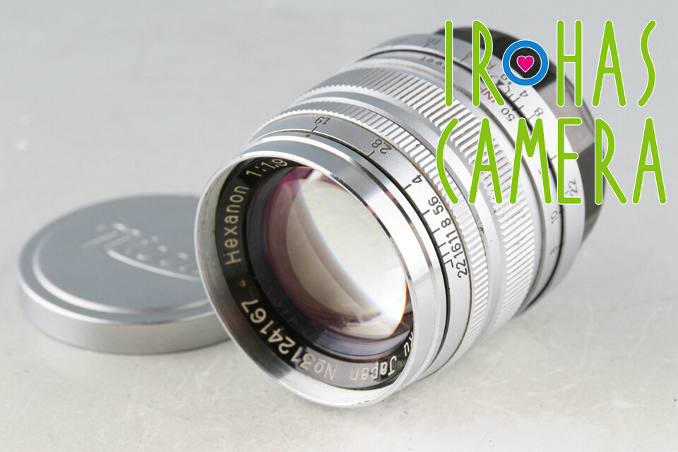 Konishiroku Hexanon 50mm F/1.9 Lens for Leica L39 #49720 C2 Konishiroku Hexanon 50mm F/1.9 Lens for Leica L39 #49720 C2