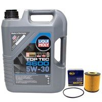 MotoröL Set 5W-30 5 Liter + ÖLfilter SH 443 P FüR Volvo V70 I S70