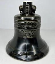 Vintage 1969 Marita Spirits Limited Liberty Bell Replica Empty Bottle With Cork