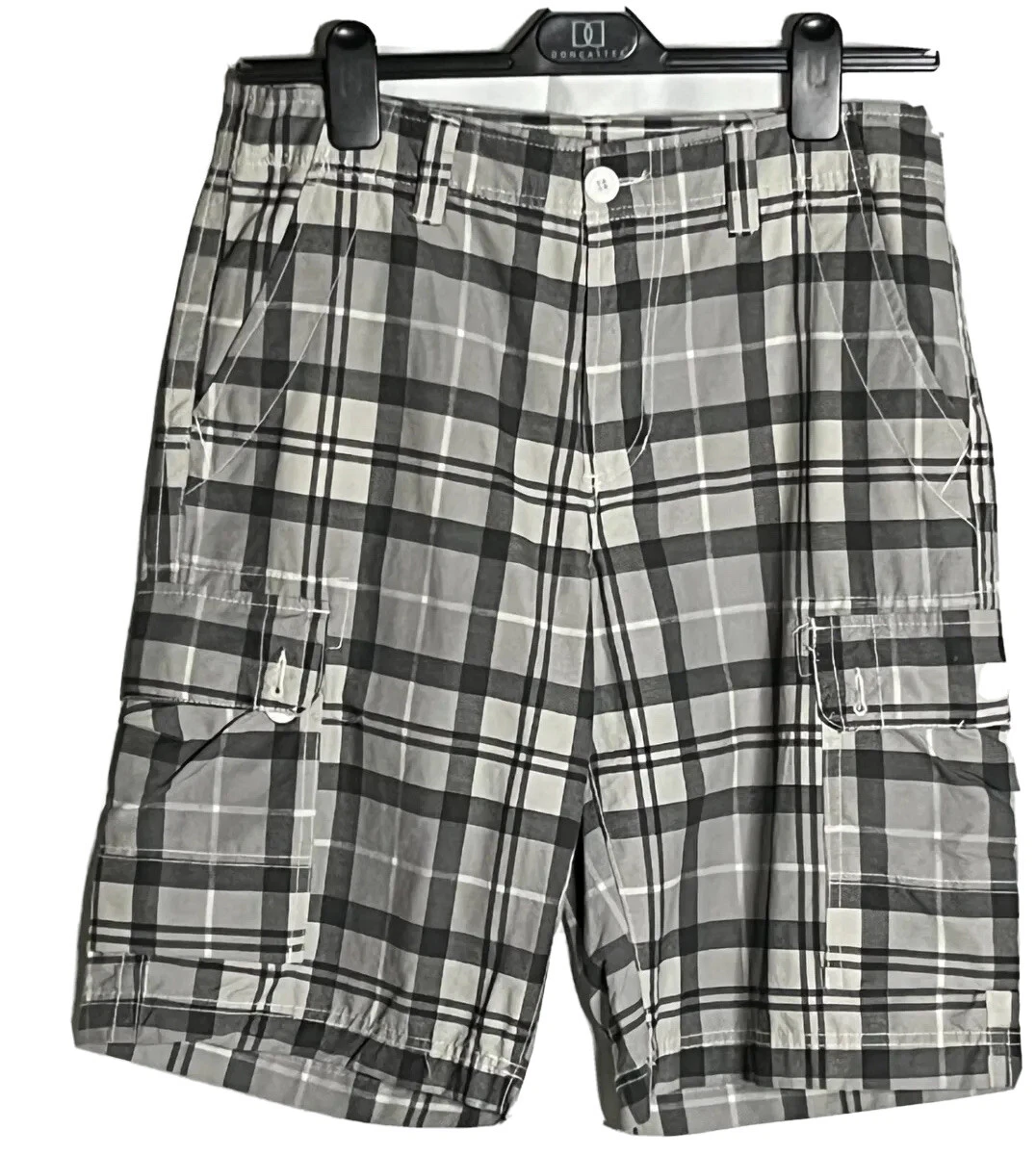 Urban Pipeline Cargo Plaid Men s Shorts 4 Pockets Size 32 Classic