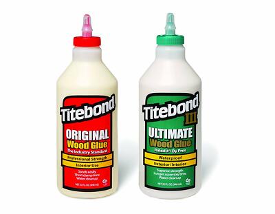 Titebond Ultimate III Holzleim 946ml D4 + Titebond Original Wood Glue 946 ml 