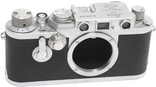 Vintage Leica IIIF film camera body Screw Mount Shutter NOTWORKing