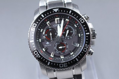 [Near MINT] Citizen Promaster E610-S062926 Chronograph Solar Herrenuhr JAPAN