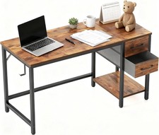 Computer Home Office Desk W/ Drawers 40 Inch Small Desk Study Writing Table