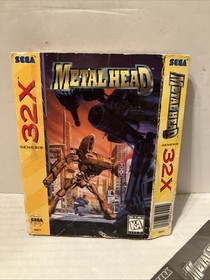 Metal Head (Sega 32X, 1995) Box, Tray And Manual Only. -NO GAME-
