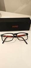 HUGO BOSS eyeglasses BLACK/RED MIX RECTANGLE glasses frame MOD: HG04 30766747