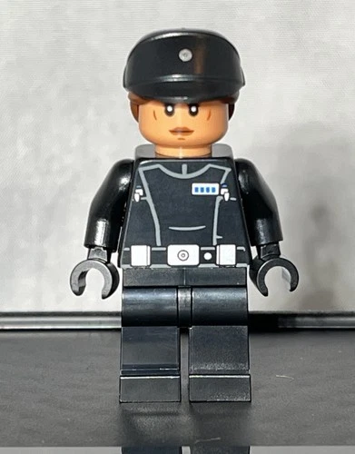 LEGO Minifigure Imperial Navy Officer - Black Cap SW1465 75419 Death Star - UCS