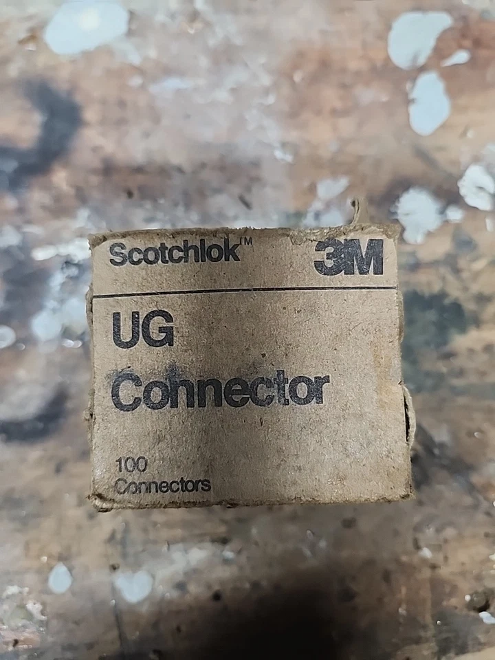 GENUINE 3M Scotchlok UG Tap Splicing Splice Connector 100 ct Ish New Old Box - Image 2 of 4