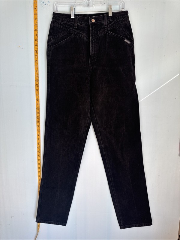 Vintage Rocky Mountain Jeans Size 13/14 Black X-Long Boot Cut