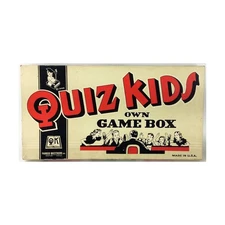 Parker Bros Boardgame Quiz Kids Box Fair/VG