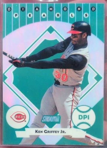 Topps Stadium Club Diamond Pearls Ken Griffey Jr. Reds DP1 Trading Card