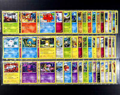 2015 Pokemon XY BREAKTHROUGH Set Near Complete NON HOLO Cards Lot Rare + NM MINT