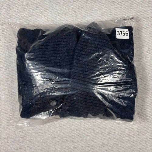 Suéter Cuello Chal Banana Republic Azul Marino Mezcla Lana Para Hombres XL Cuello Lazo Nueva Etiqueta - Imagen 9 de 9