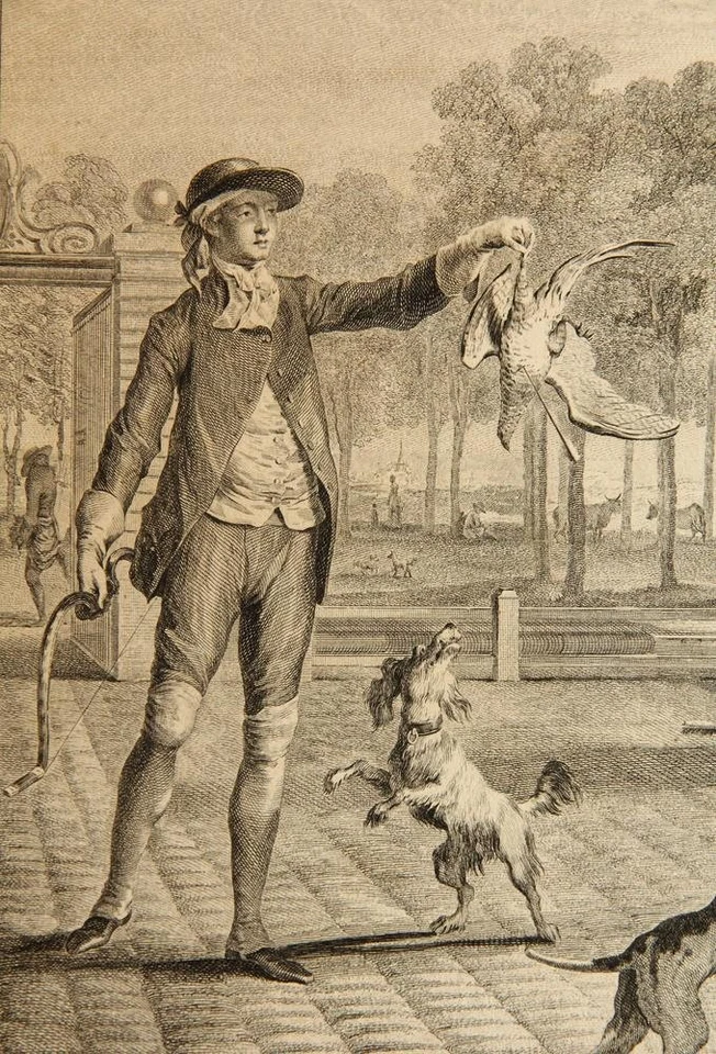 J. MOREAU (1741-1814), Die gewonnene Wette, KSt. Klassizismus Jagen 1700-1749 - Bild 3 von 4