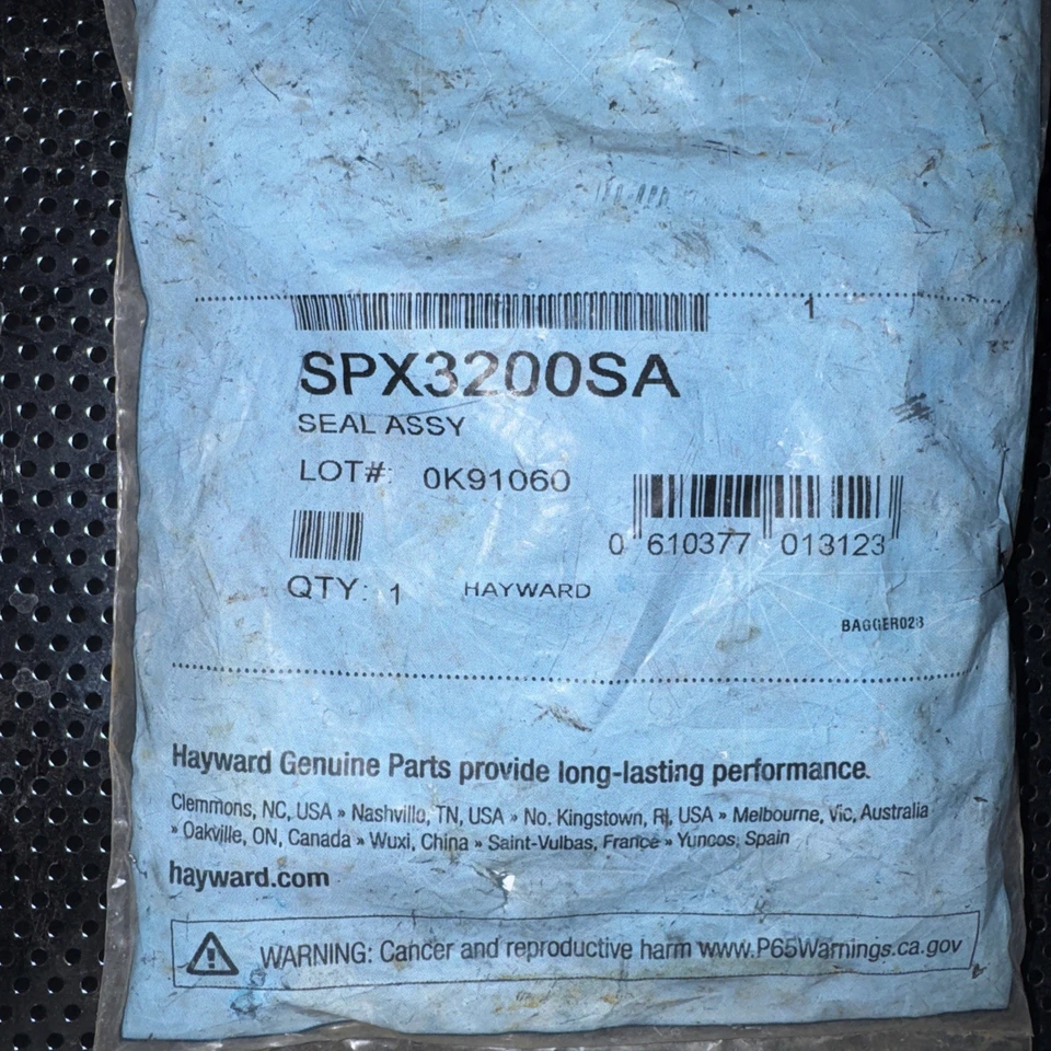 Hayward Genuine Parts Seal Assembly PN SPX3200SA - Image 2 of 3