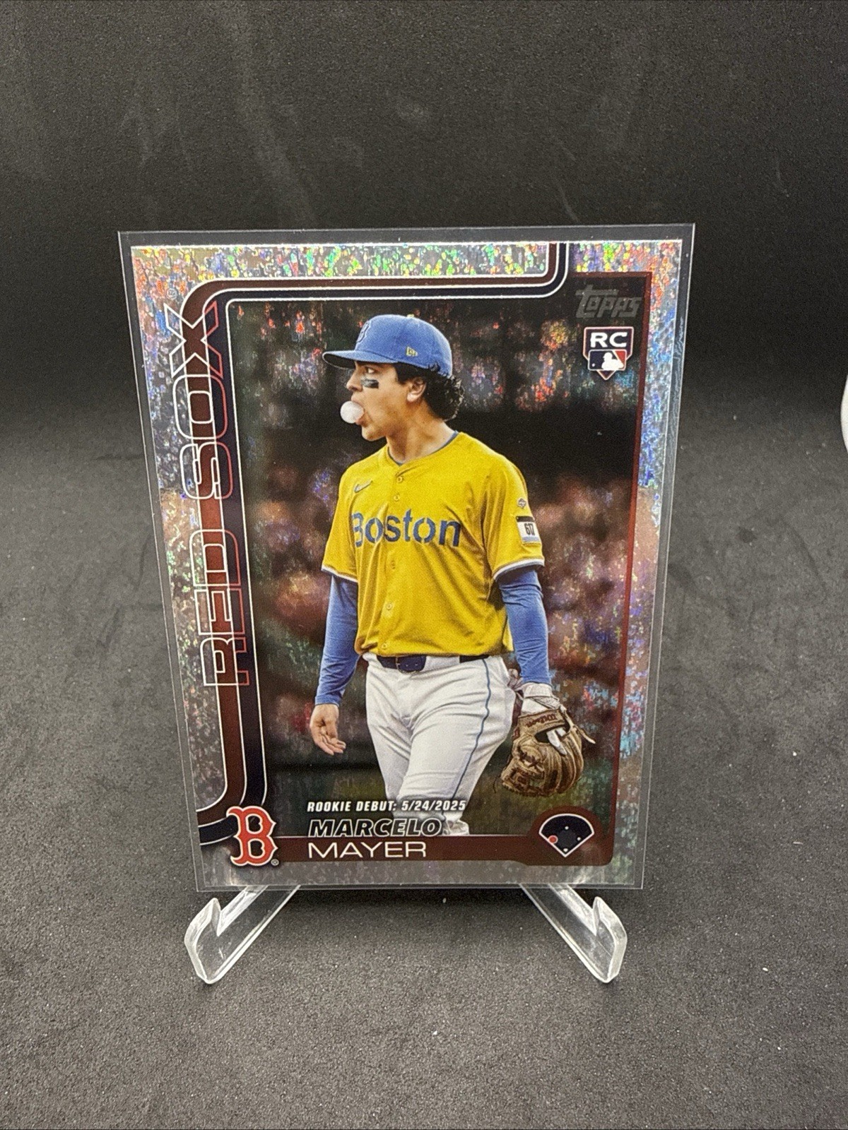 2025 Topps Update Baseball #US276 Marcelo Mayer Holo Foil Rookie Debut