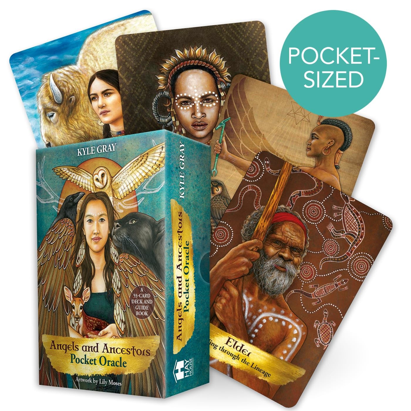 Angels and Ancestors Pocket Oracle by Kyle Gray, Lily Moses - 9781788179621 - Image 2