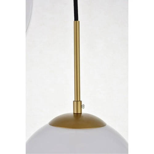 Living District LD2209BR Baxter 3 Light 18.1 inch Brass Pendant Ceiling Light - Picture 5 of 6