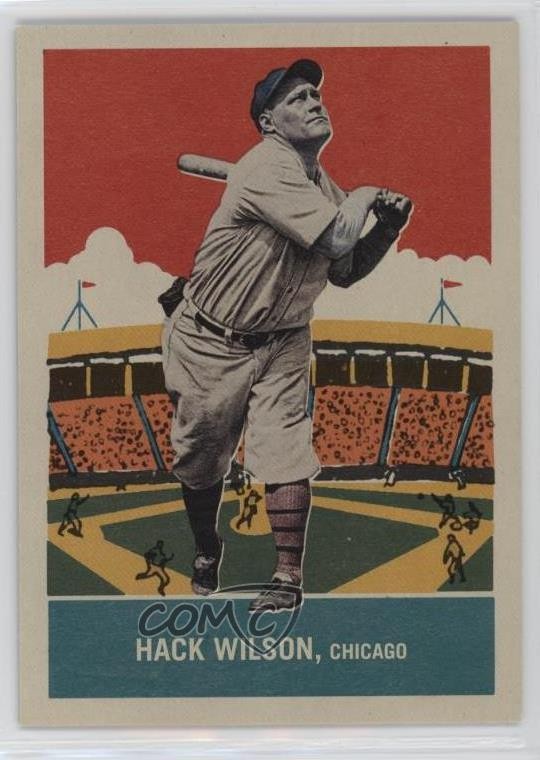 2013 Panini Golden Age DeLong Gum Hack Wilson #18 HOF 0t2