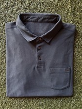 Vuori Ace Polo Shirt Men Medium Teal Blue Short Pique Knit Golf Performance V164