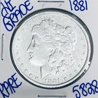 1881 MORGAN SILVER DOLLAR AUTHENTIC HI GRADE U.S. MINT COIN FREE SHIPPING 5828