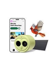 Hibird 4K HD Smart Bird Feeder Camera Solar Powered, 2.4G/5G Dual WiFi Wirele...