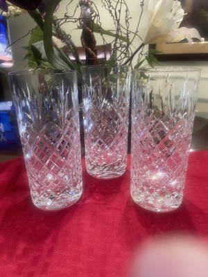 Chivis Regal Crystal Tumblers 2.5x6-1/4  Set Of 3