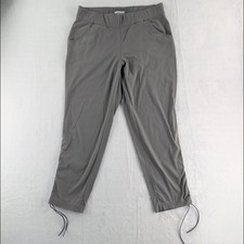 Columbia Omni-Shield AdvancedRepellency Hking Pants Women's XL Ruched Ankle Tie