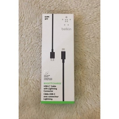 Belkin Boost Charge 3' USB-C Cable - Black